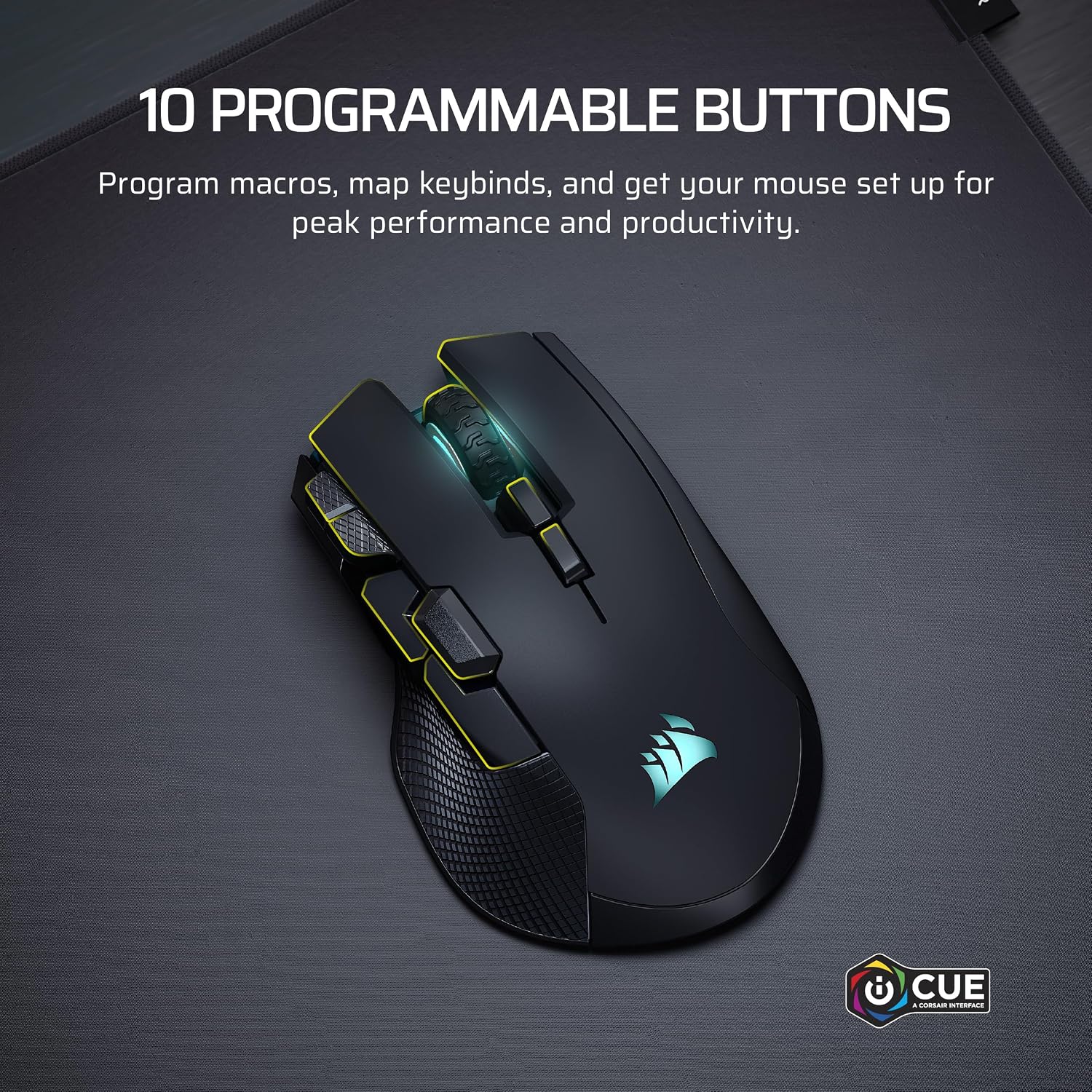 Detalle de CORSAIR Wireless Gaming Mouse IRONCLAW