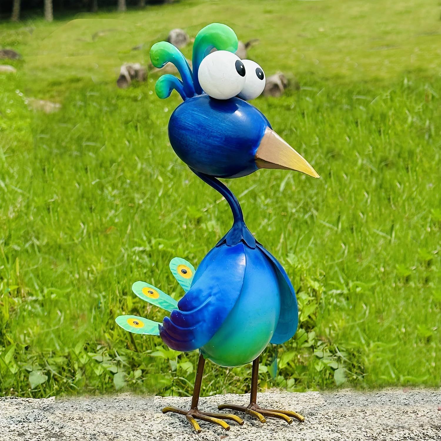 Thumbnail 5 de Kircust Metal Peacock Garden Statue