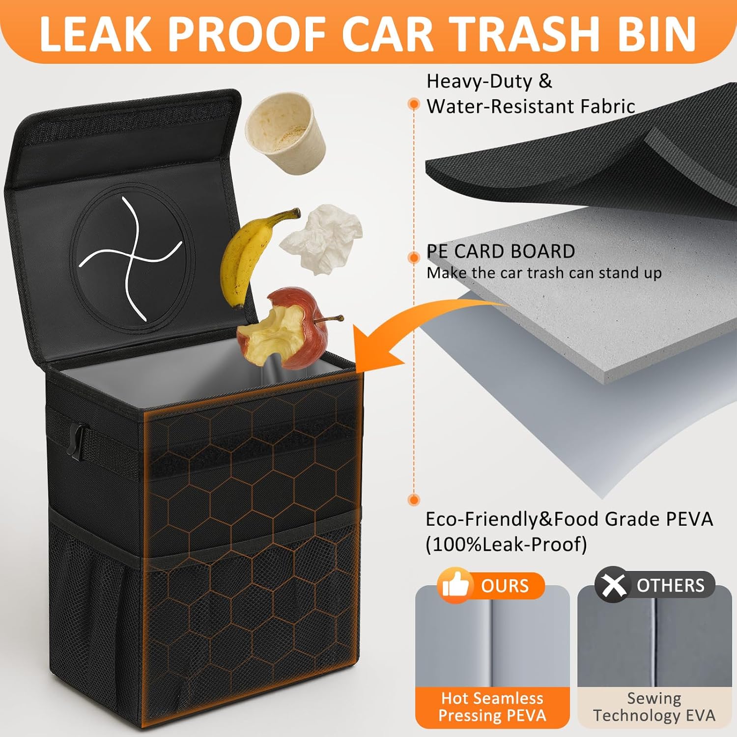 Detalle de Vankor Car Trash Can 3.0 Gal