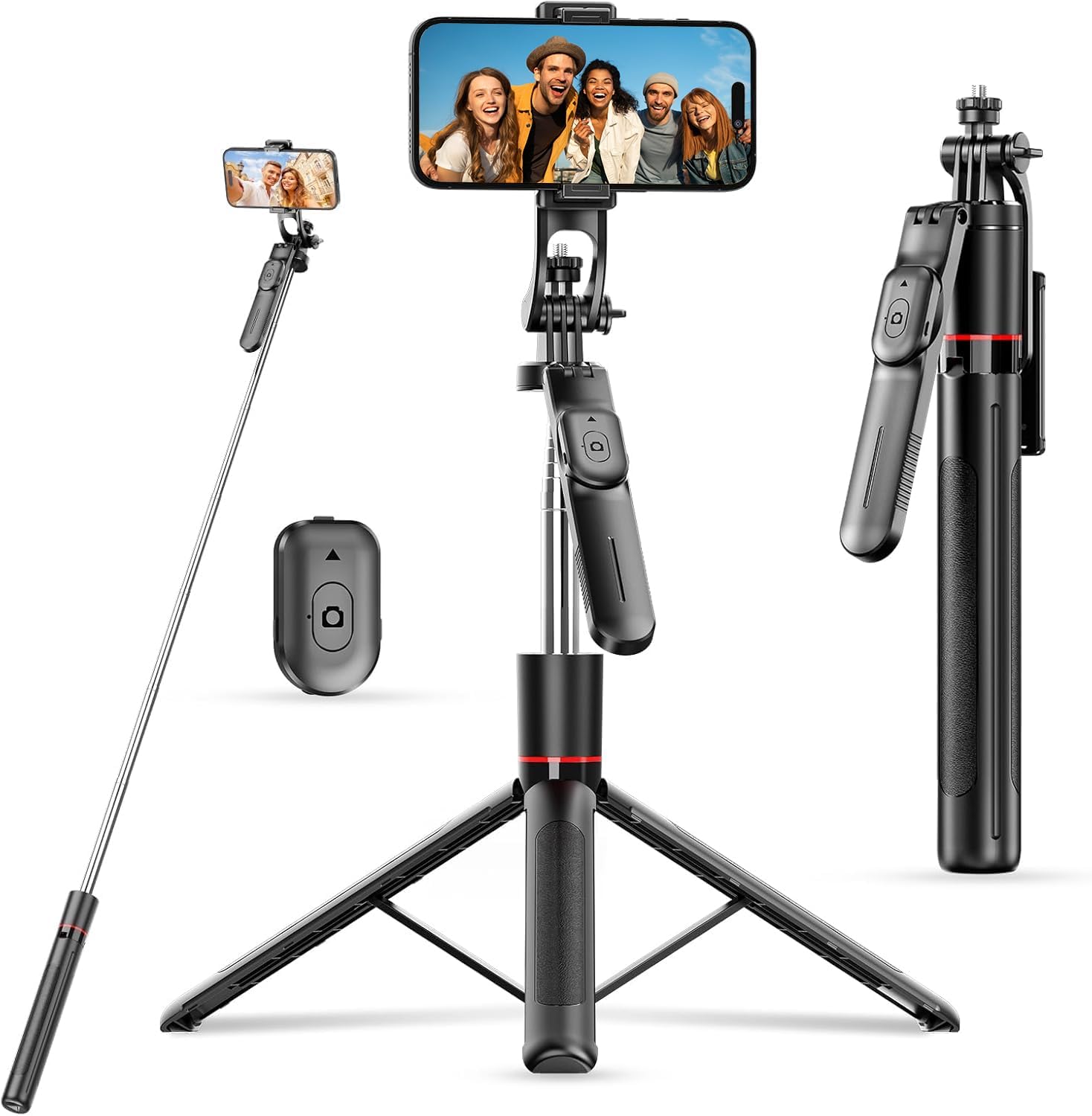Detalle de 67" Selfie Stick Tripod for iPhone — Extendable Stand