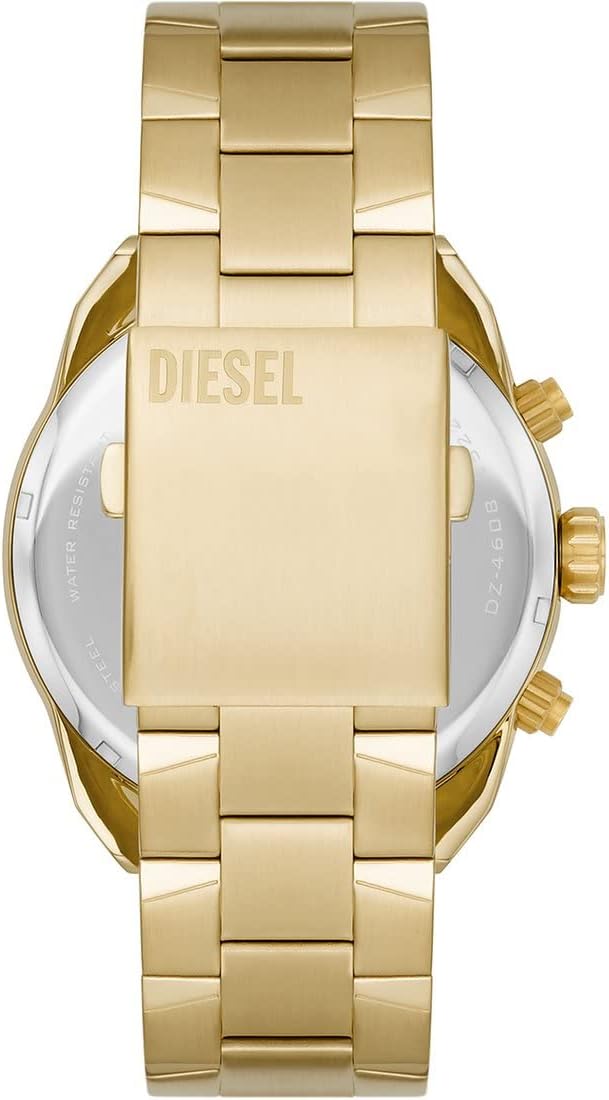 Thumbnail 2 de Diesel Spiked Uhr für Männer – Quarz-Chronograph mit goldfarbener Edelstahlarmband