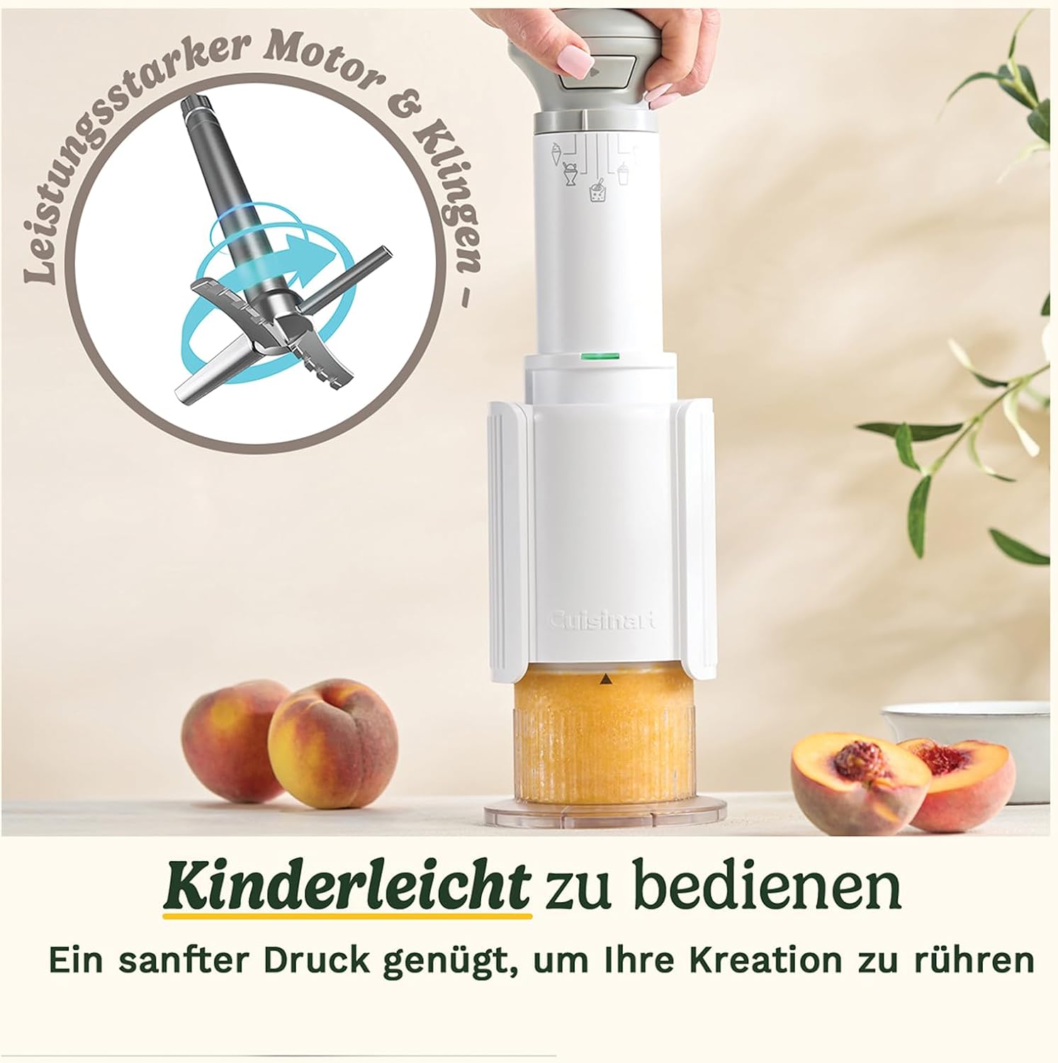 Thumbnail 6 de Cuisinart FreezeWand Eismaschine – 5in1: Eiscreme, Sorbet, Milchshake, Slushie in 3 Bechern