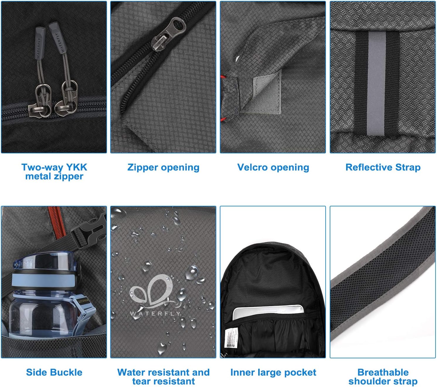 Thumbnail 5 de WATERFLY Ultraleicht 20L faltbarer Rucksack