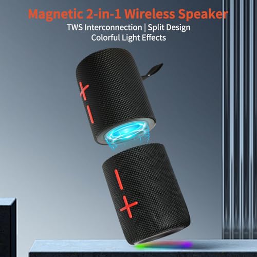 Detalle 2 de 2 in 1 Magnetic Dual Splittable Bluetooth Speaker