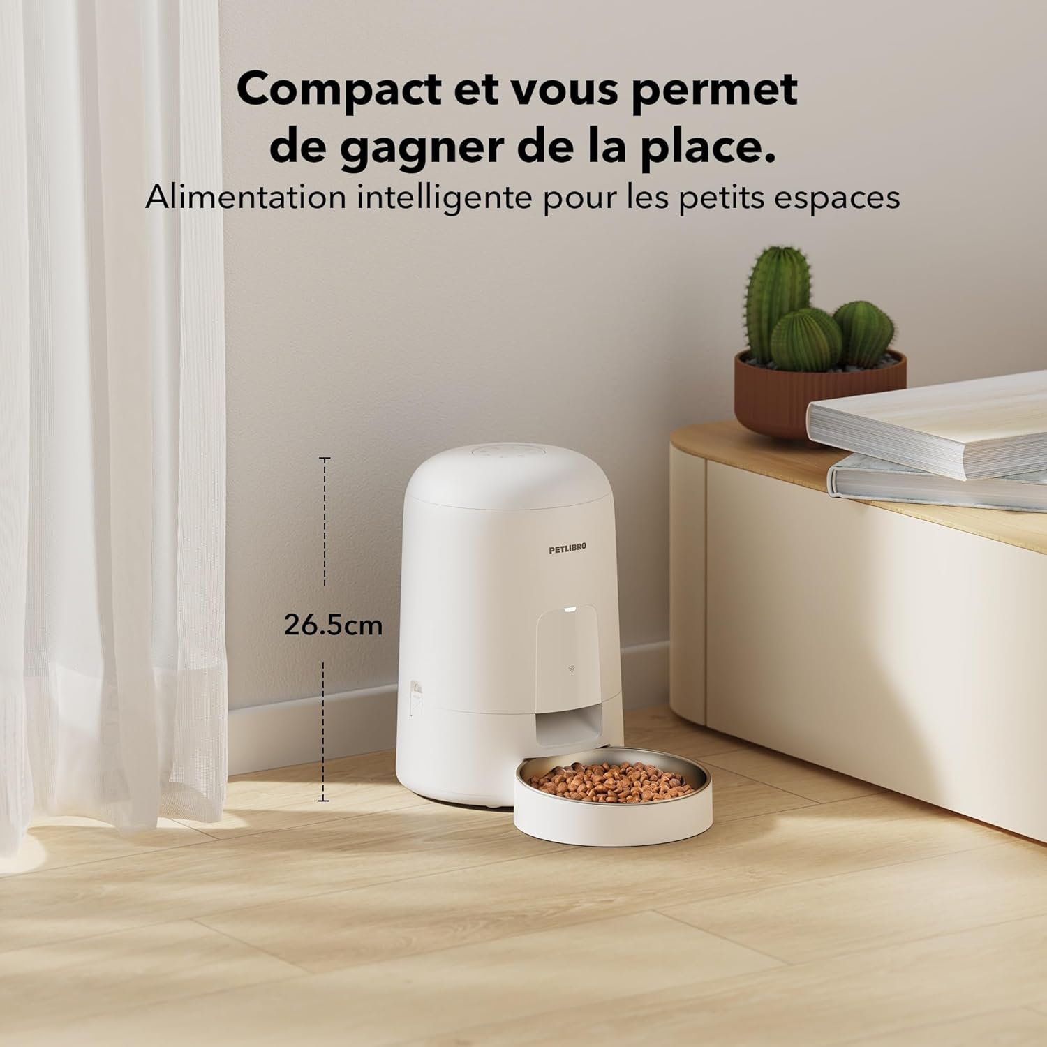 Thumbnail 5 de PETLIBRO Distributeur de croquettes automatique pour chat 2,4G WiFi rechargeable – 2 L