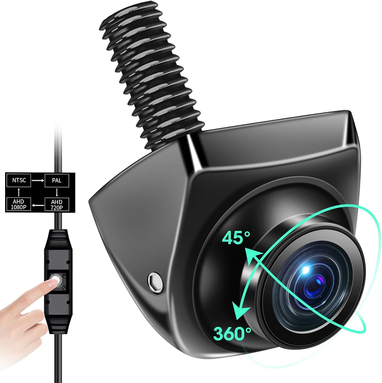 Detalle de Jansite AHD 1080P Rückfahrkamera 360°