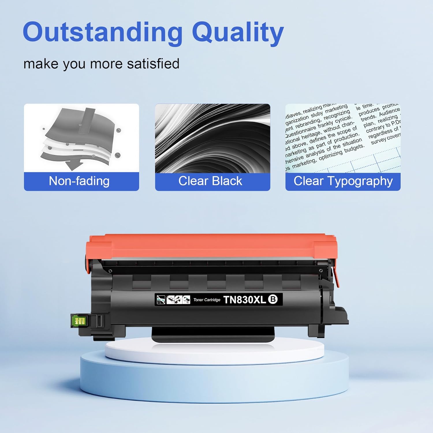 Detalle de Toner Kingdom TN830XL Black Toner Cartridges