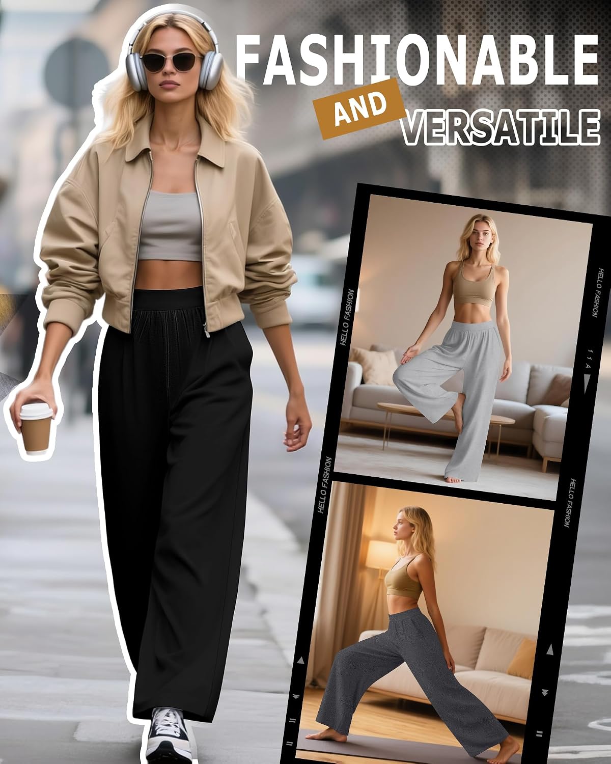 Thumbnail 1 de Huukeay 3 Pack Women's Lounge Pants