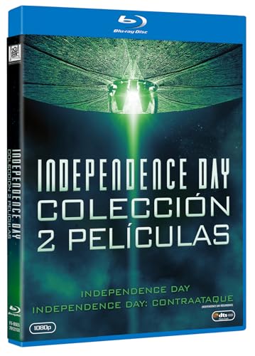 Detalle de Independance Day (Blu-ray) Pack 2 Peliculas (Roland Emmerich): Independance Day (1996) + Independence Day: Contraataque (Resurgence) (2016) — Divisa Films