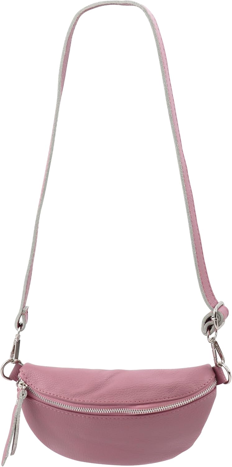 Detalle de SH Leder ® AVA G292 – Marsupio in vera pelle, unisex, 23 x 12 cm