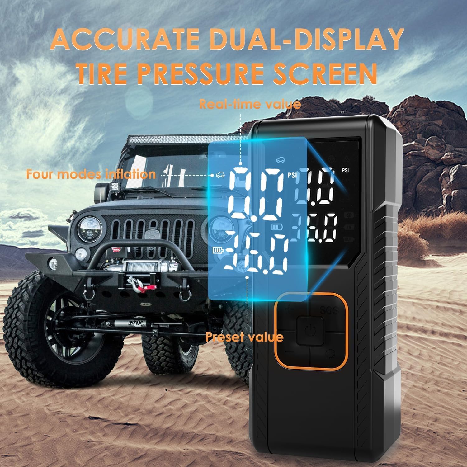 Thumbnail 5 de FUPYG Portable Tire Inflator 150 PSI