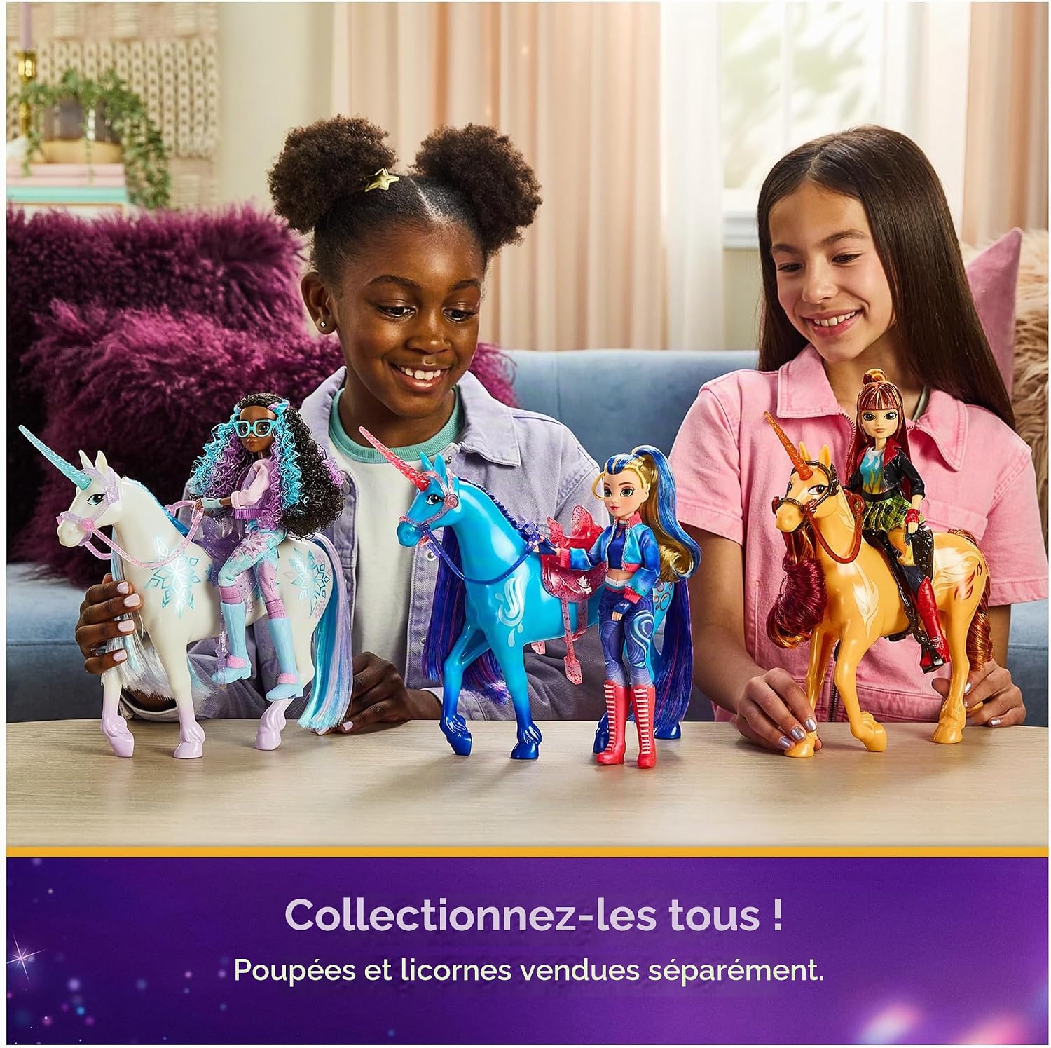 Thumbnail 6 de UCA Fashion Doll Ava Refresh-pop met 9 beweegbare gewrichten en babyeenhoorn