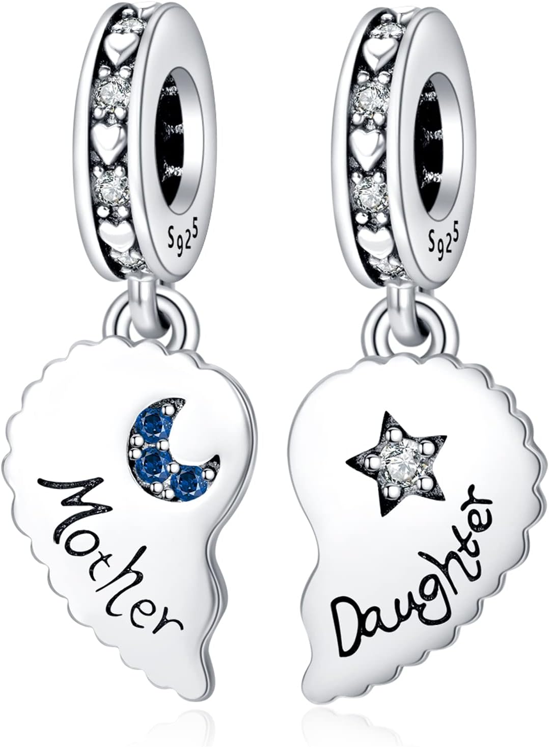 Thumbnail 1 de Doyafer 925 Silber Charms Damen-Set aus Sterling Silber mit Zirkonia – Cartoon Liebe Tiere, für Pandora-Armband & Kette