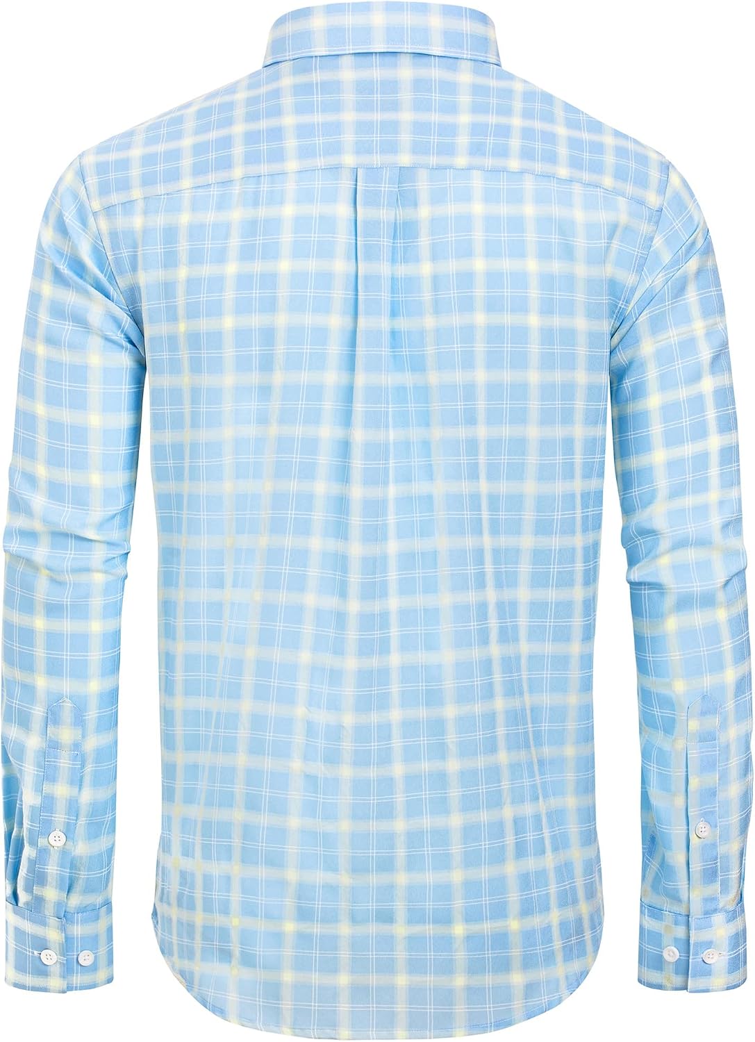 Detalle de Alimens & Gentle Plaid Button Down Shirt Cotton Long Sleeve