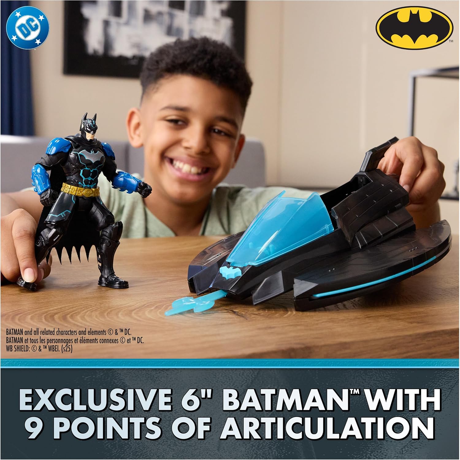 Detalle 2 de DC Comics Batman Ninja Strike Katana Blade Batwing with 6-inch Action Figure (Ages 3+)