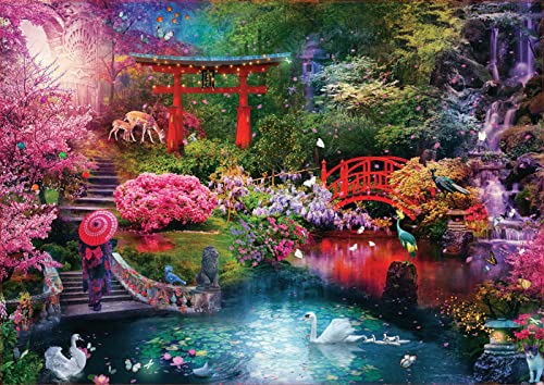 Thumbnail 2 de Educa Puzzle de 3000 Piezas 🌸 Jardín Japonés, Incluye Pieza Perdida