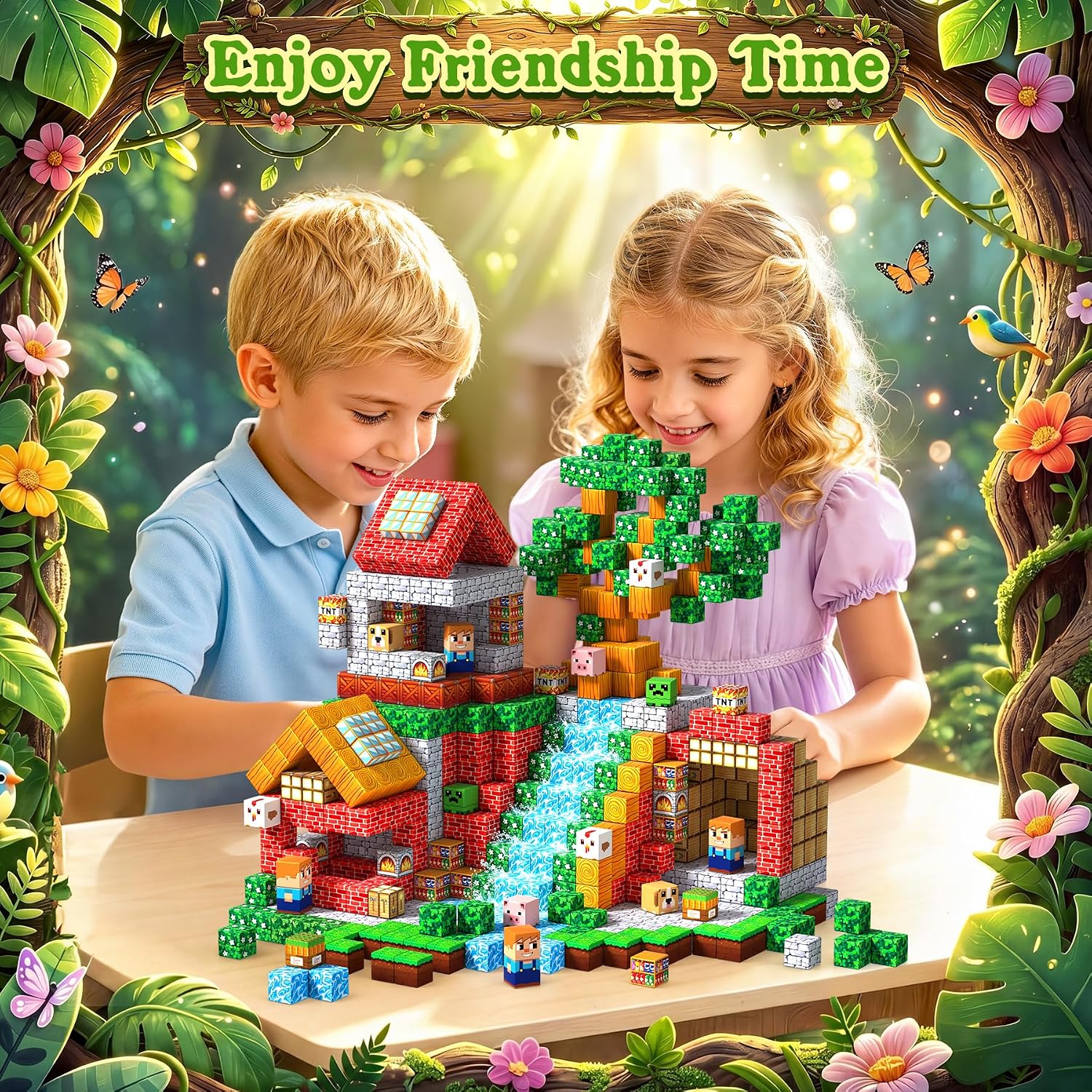 Thumbnail 5 de COOLJOYA 108-piece magnetic blocks set