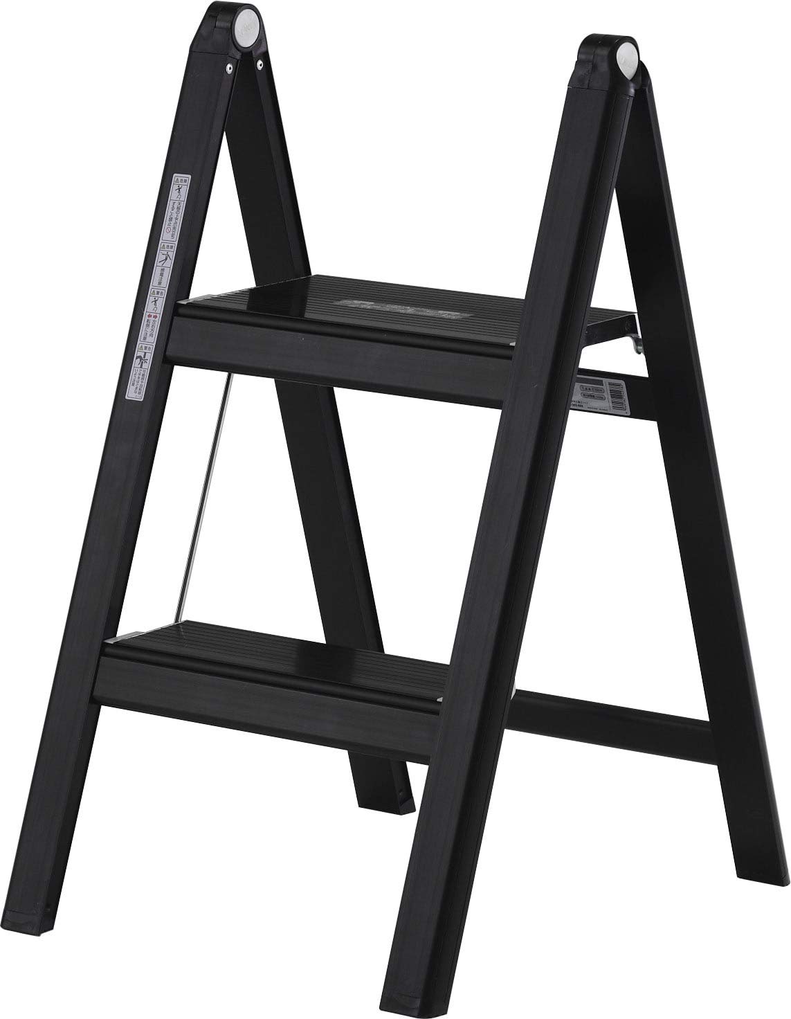 Detalle de アルインコ SS52TCA 薄型アルミ踏み台 52cm ブラック・折りたたみ式