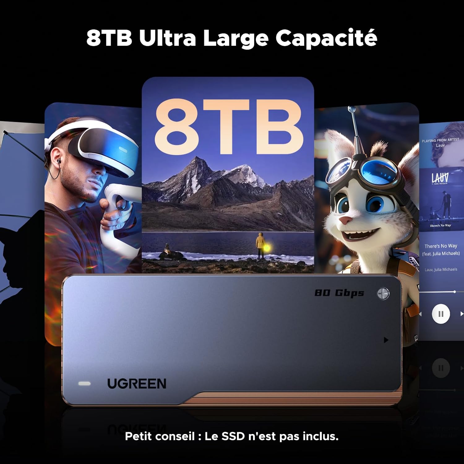 Thumbnail 6 de UGREEN Boîtier SSD M2 40Gbps NVMe