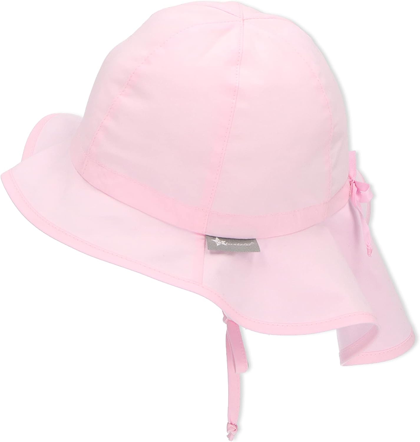 Detalle de Sterntaler Sonnenhut – Unisex Sommerhut mit UV-Schutz 50+, breiter Krempe, Nackenschutz und Größenregulierung