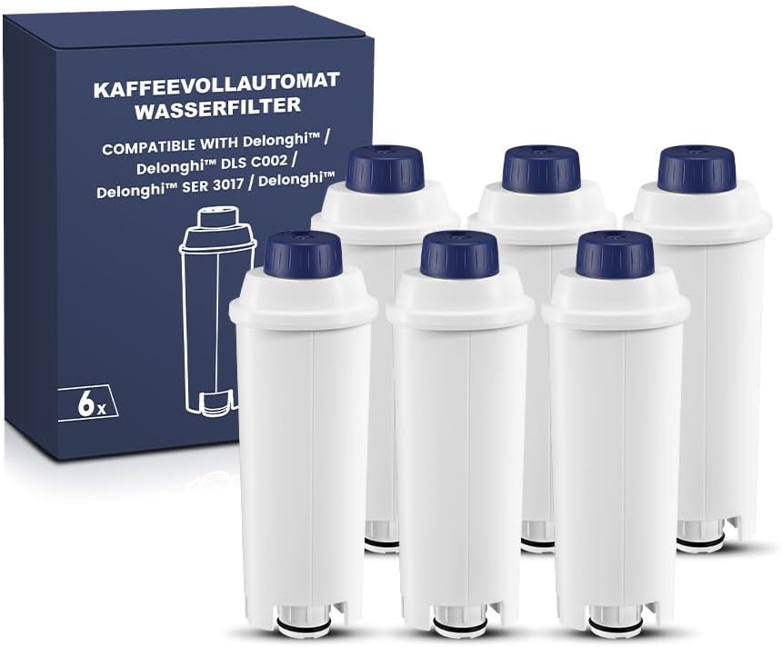Detalle de Mutital M600 – 6 filtrów do ekspresu De’Longhi z węglem aktywnym z kokosa