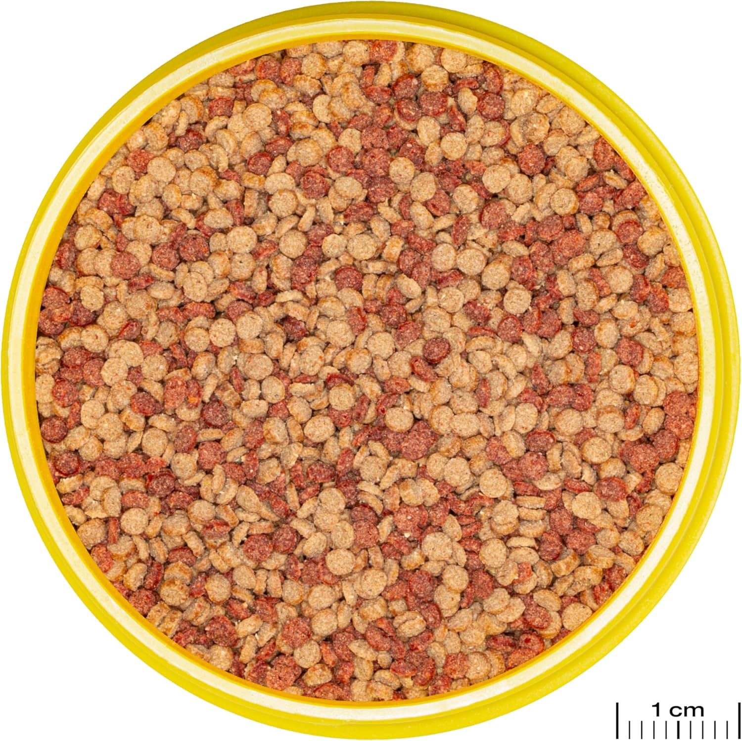 Detalle 2 de JBL PRONOVO COLOR GRANO CLICK – Farbfutter-Granulat für 8–20 cm Aquarienfische (Größe M, 250 ml)