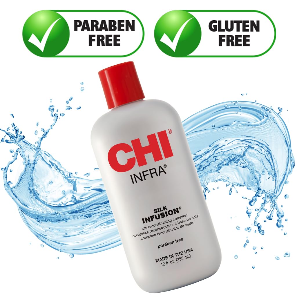 Detalle 2 de CHI Infra Silk Infusion CHI0312 Leave-In Hair Treatment, 12 Oz