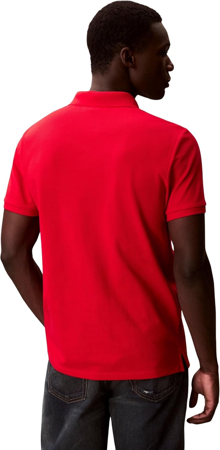 Thumbnail 5 de Calvin Klein Polo SS Monogram de piqué LV040EM269 para hombre, Chase Blue (talla M)