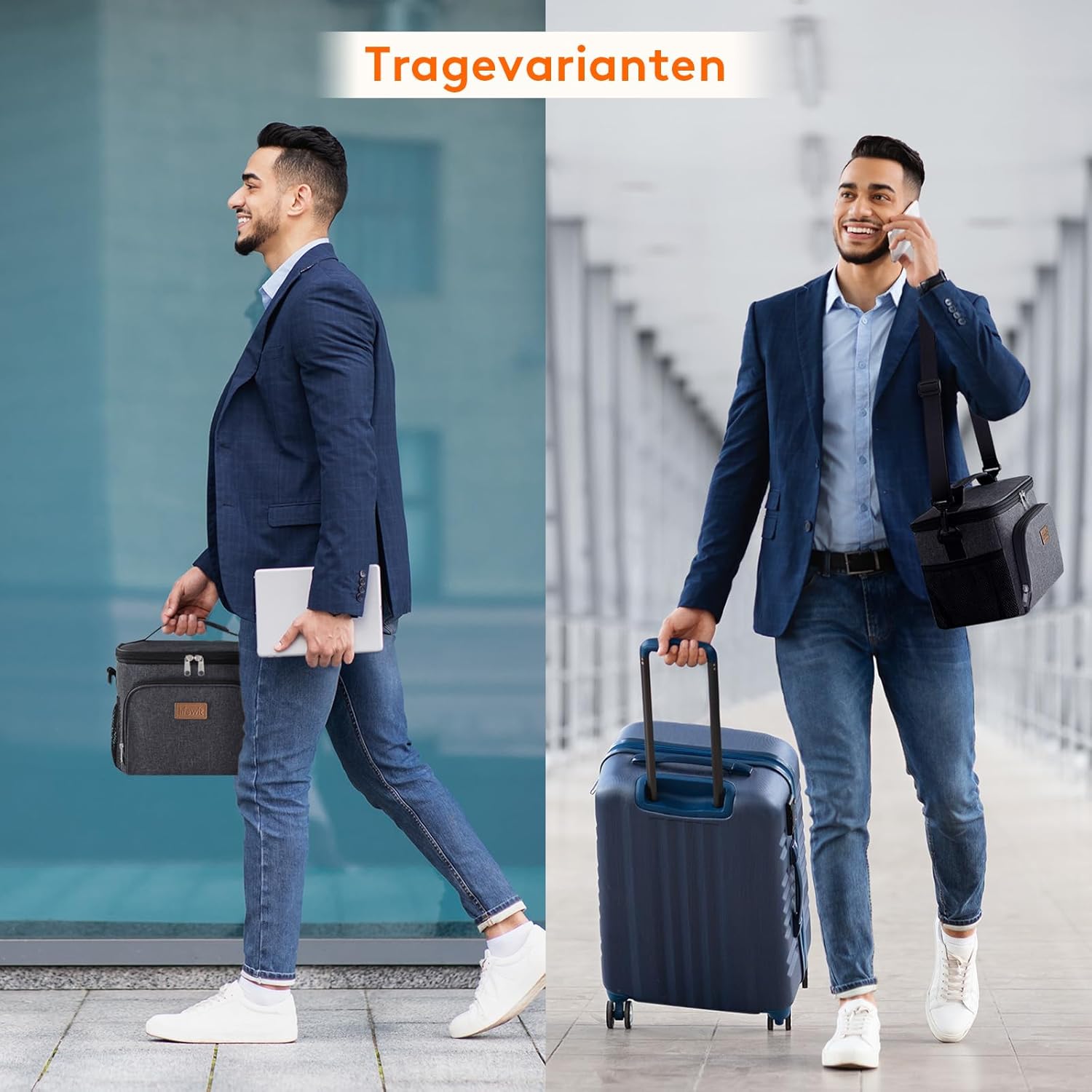 Thumbnail 6 de Lifewit isolierte Kühltasche 9L – Wiederverwendbar, auslaufsicher, dunkelgrau