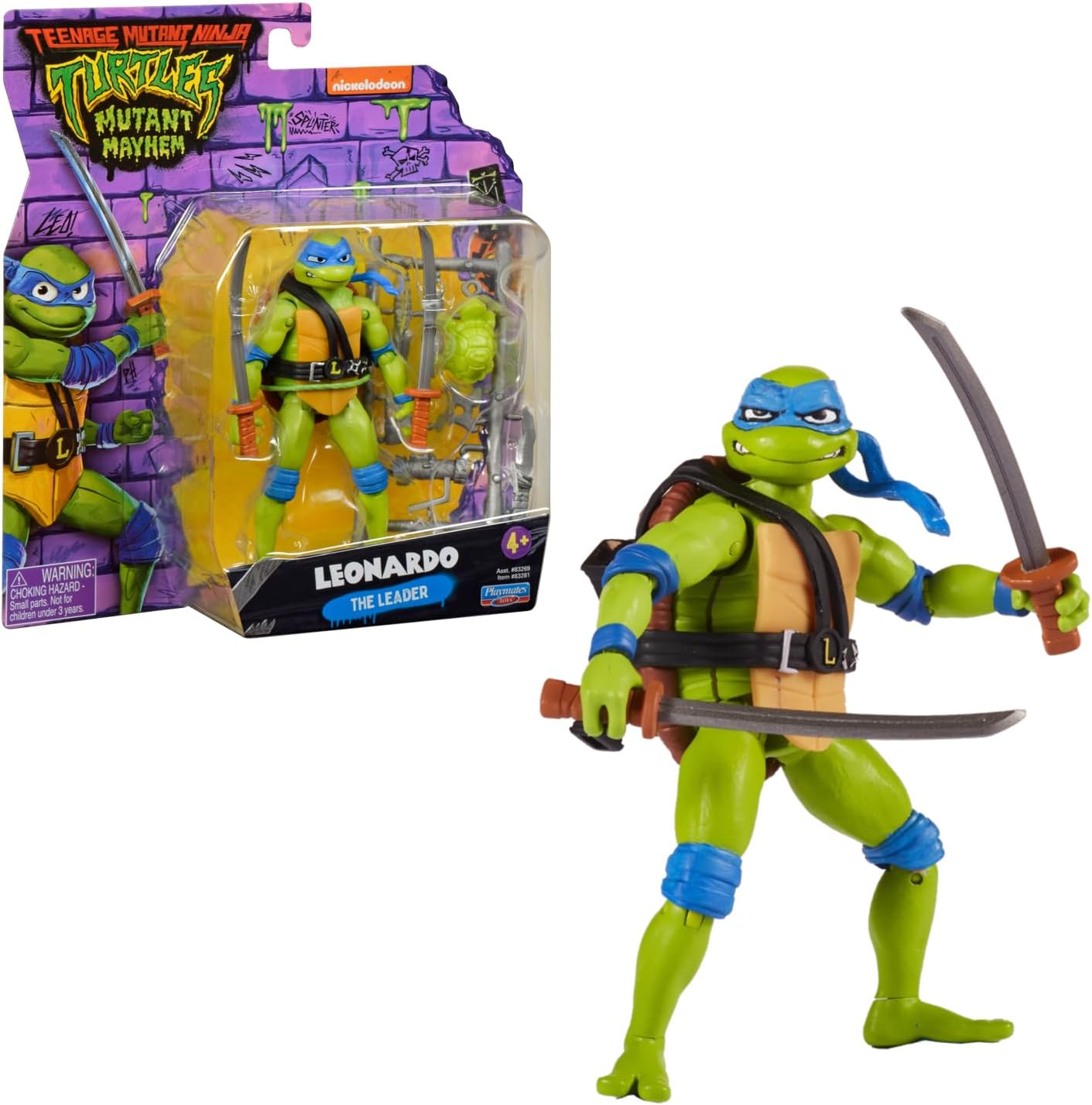 Thumbnail 6 de Tortues Ninja – Bebop, figurine articulée de 11,5 cm (TU8058) par Giochi Preziosi