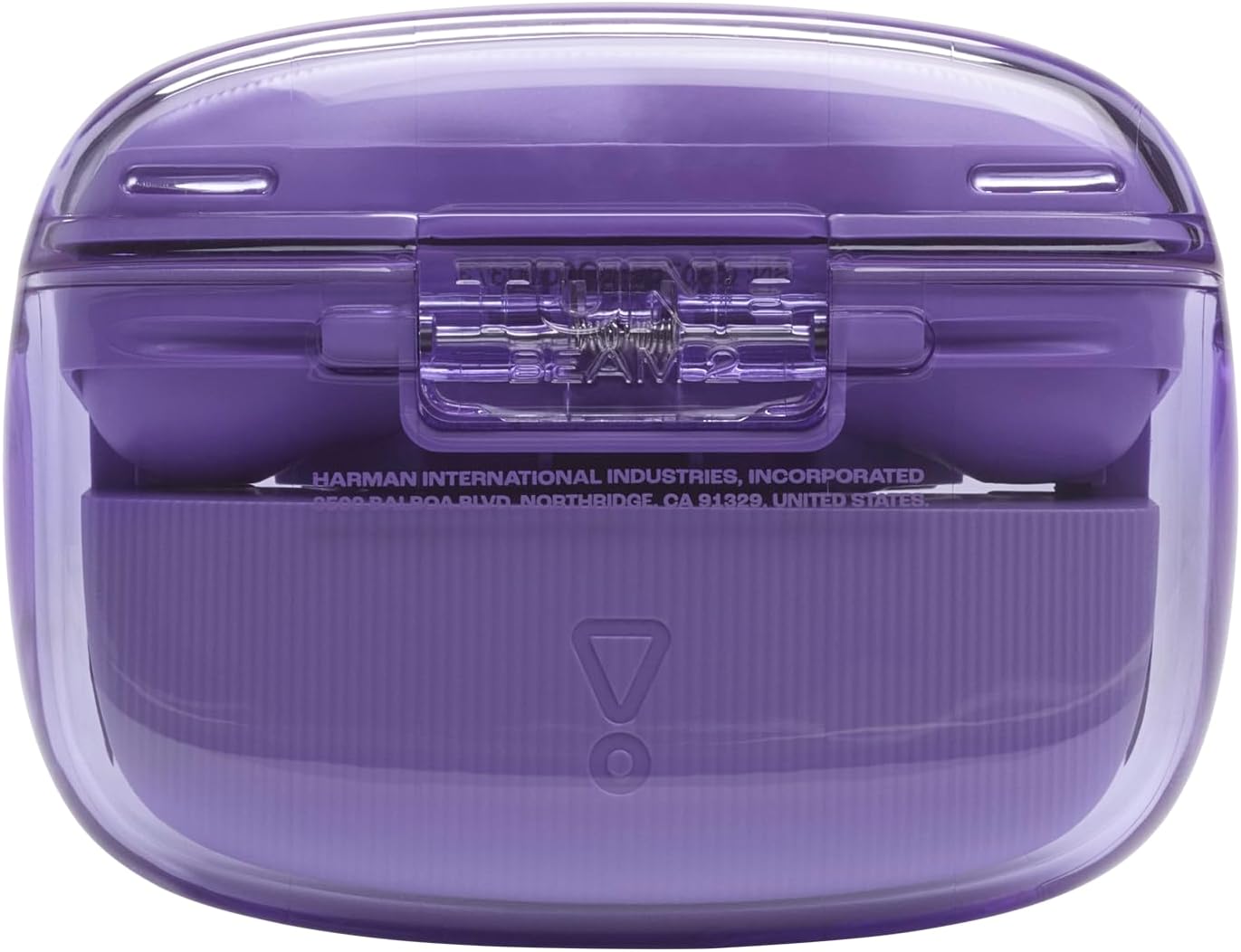 Detalle de JBL Tune Beam 2: True Wireless ANC Earbuds in Purple Ghost