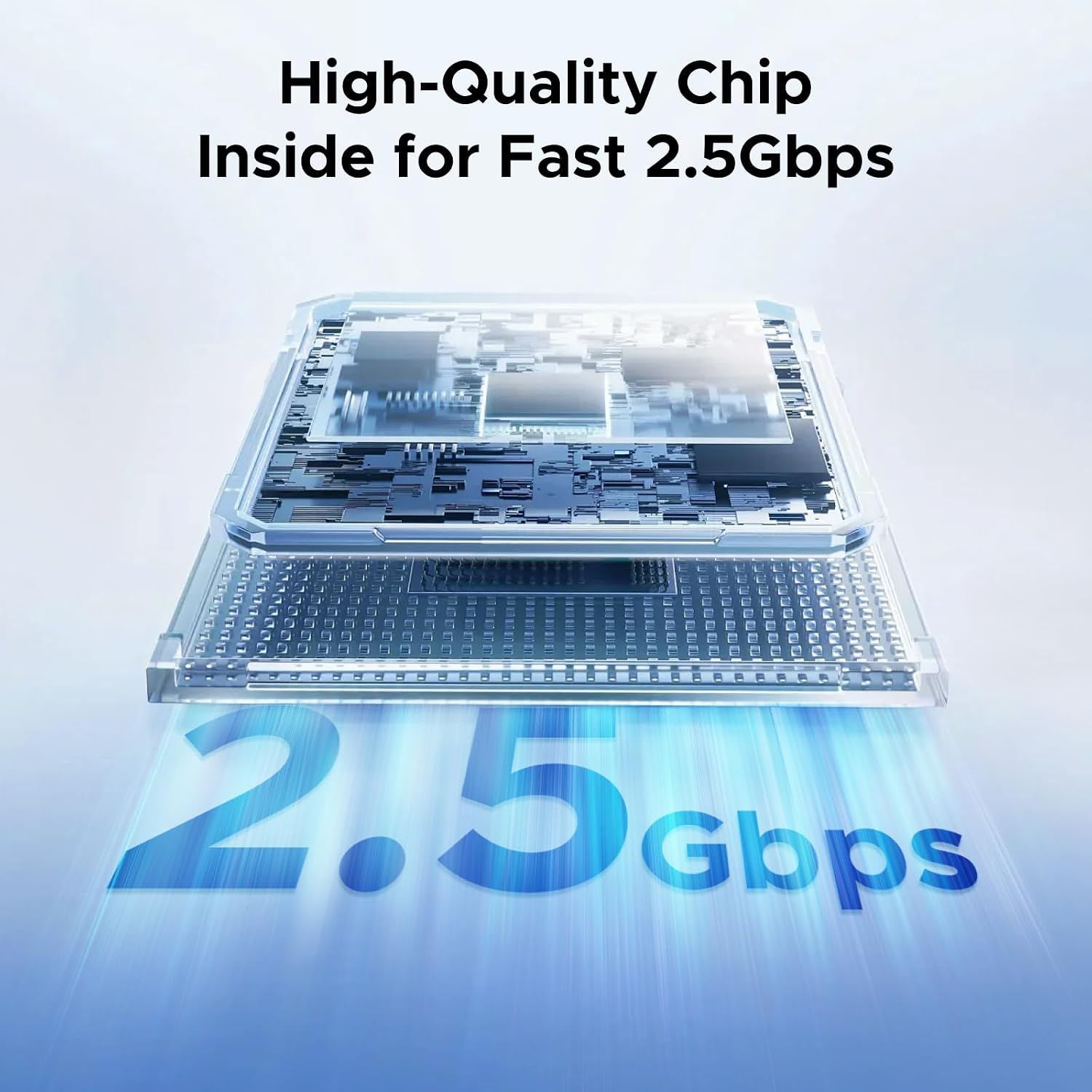 Detalle de UGREEN 2.5Gbps Network Switch 5 Port