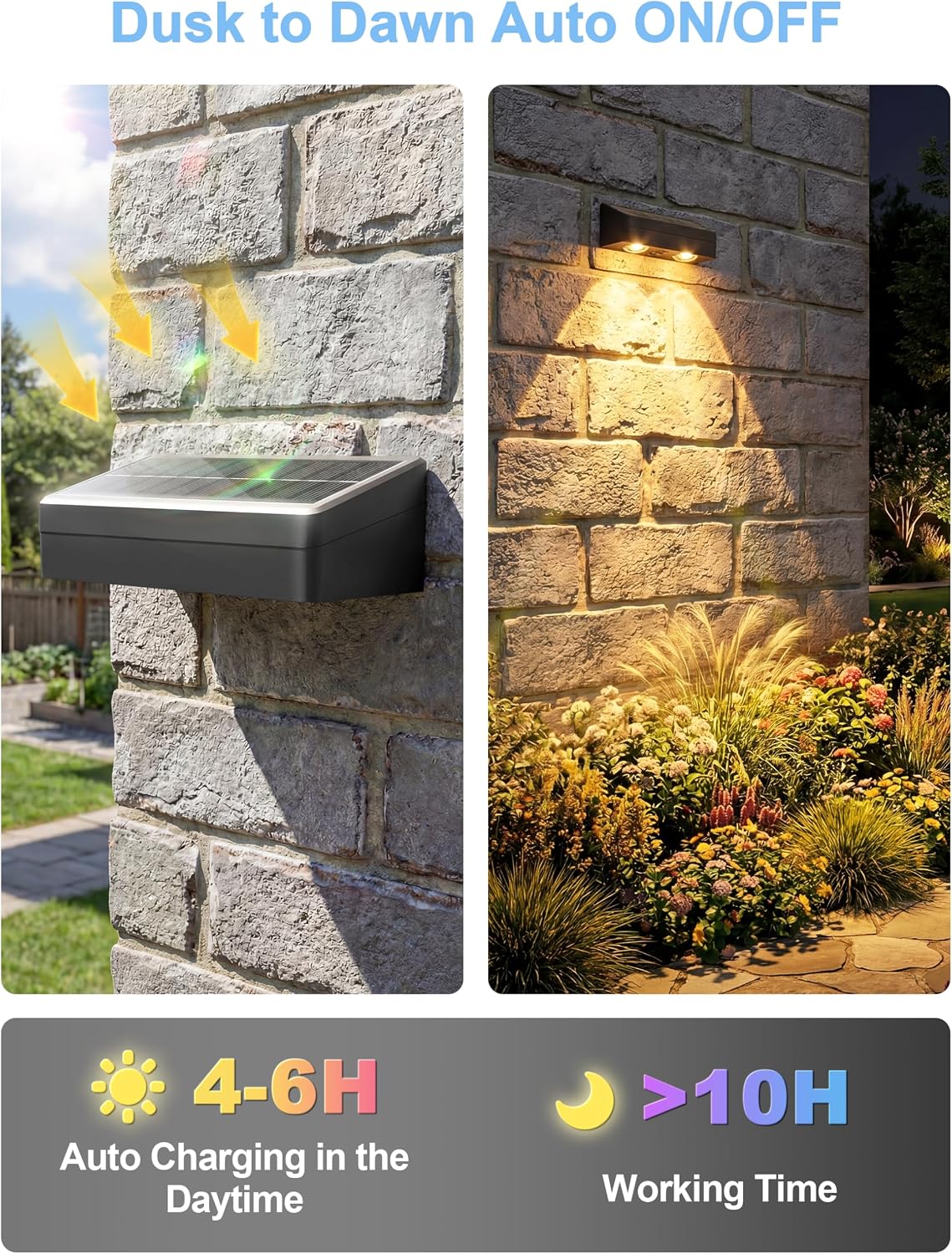 Thumbnail 6 de JOFIOS wl15-t2-with Remote Control-B-12PK Solar Fence Lights, 12 Pack, RGB