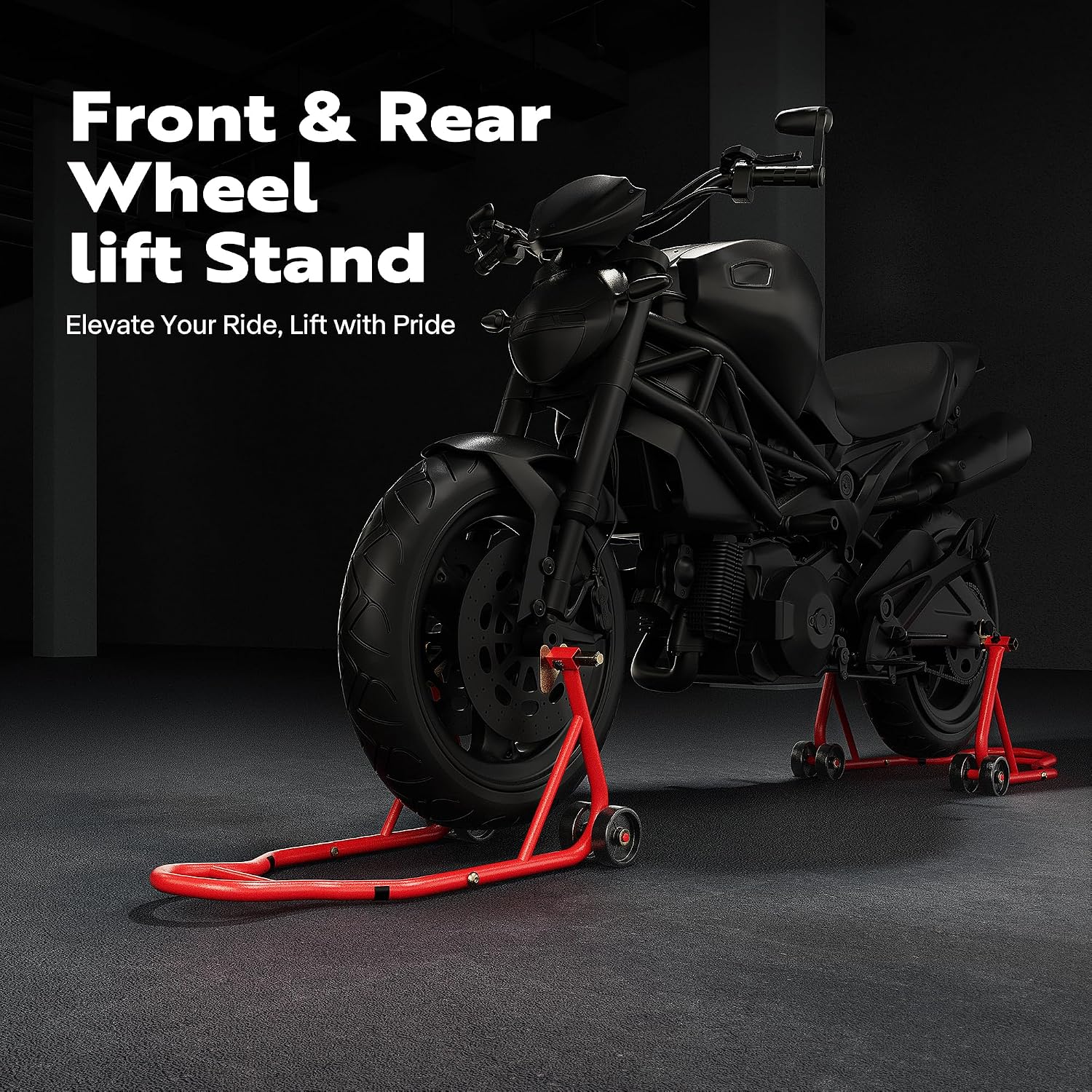Thumbnail 1 de SPECSTAR Motorcycle Stand Combo, 882 lb Capacity