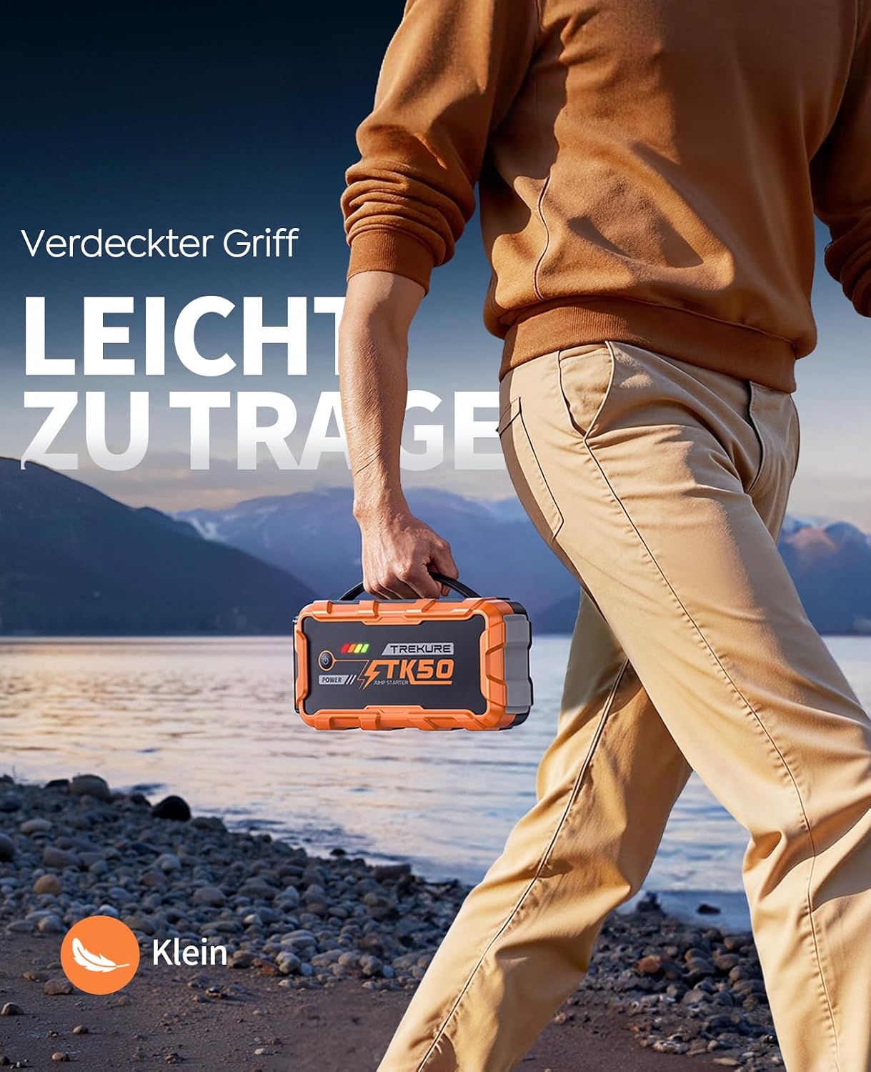 Detalle de Starthilfe Powerbank 9000A für PKW – All Gas/12,0L Diesel