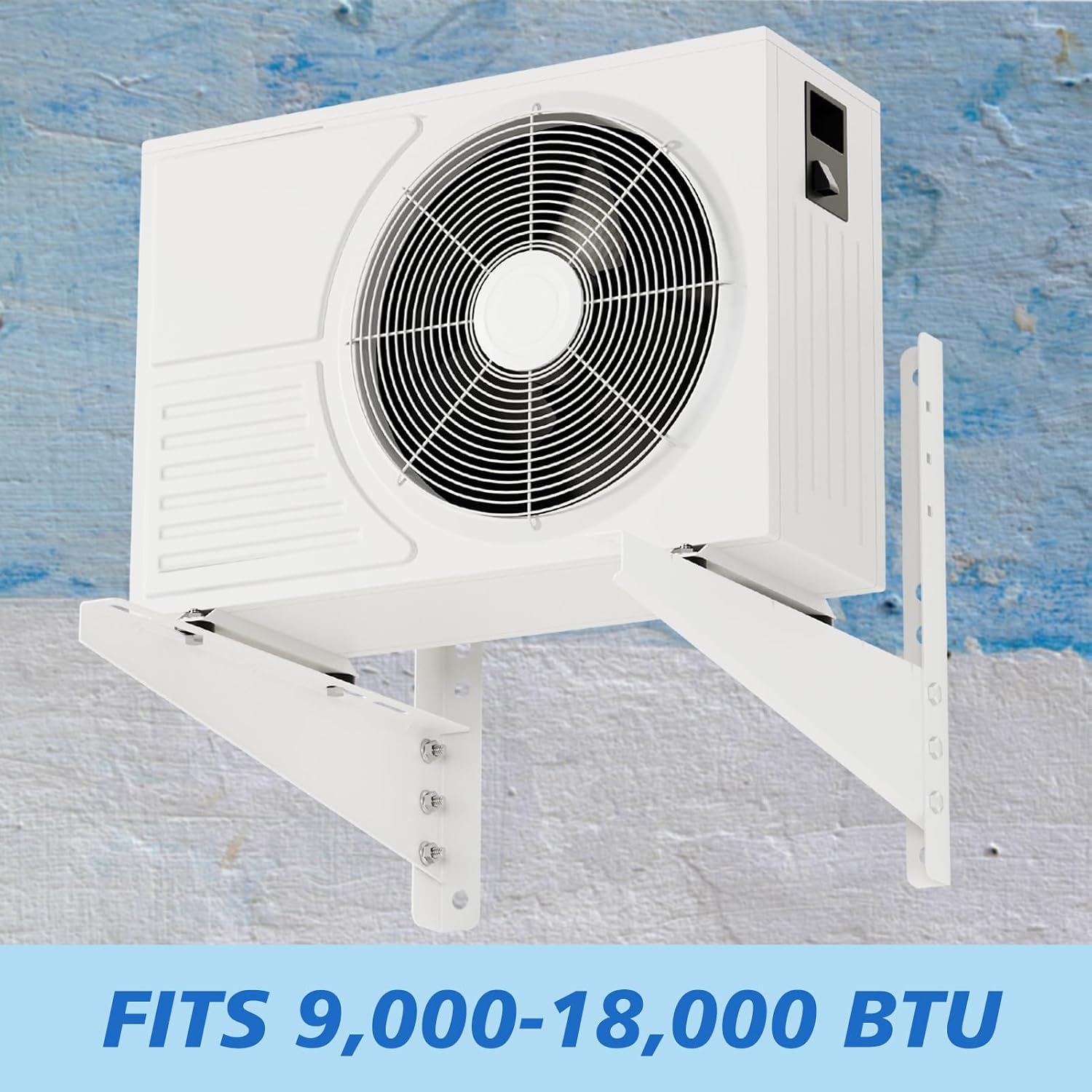 Detalle de Ogival Mini Split Bracket: Heavy-Duty Wall Mount for 9,000–18,000 BTU AC Units