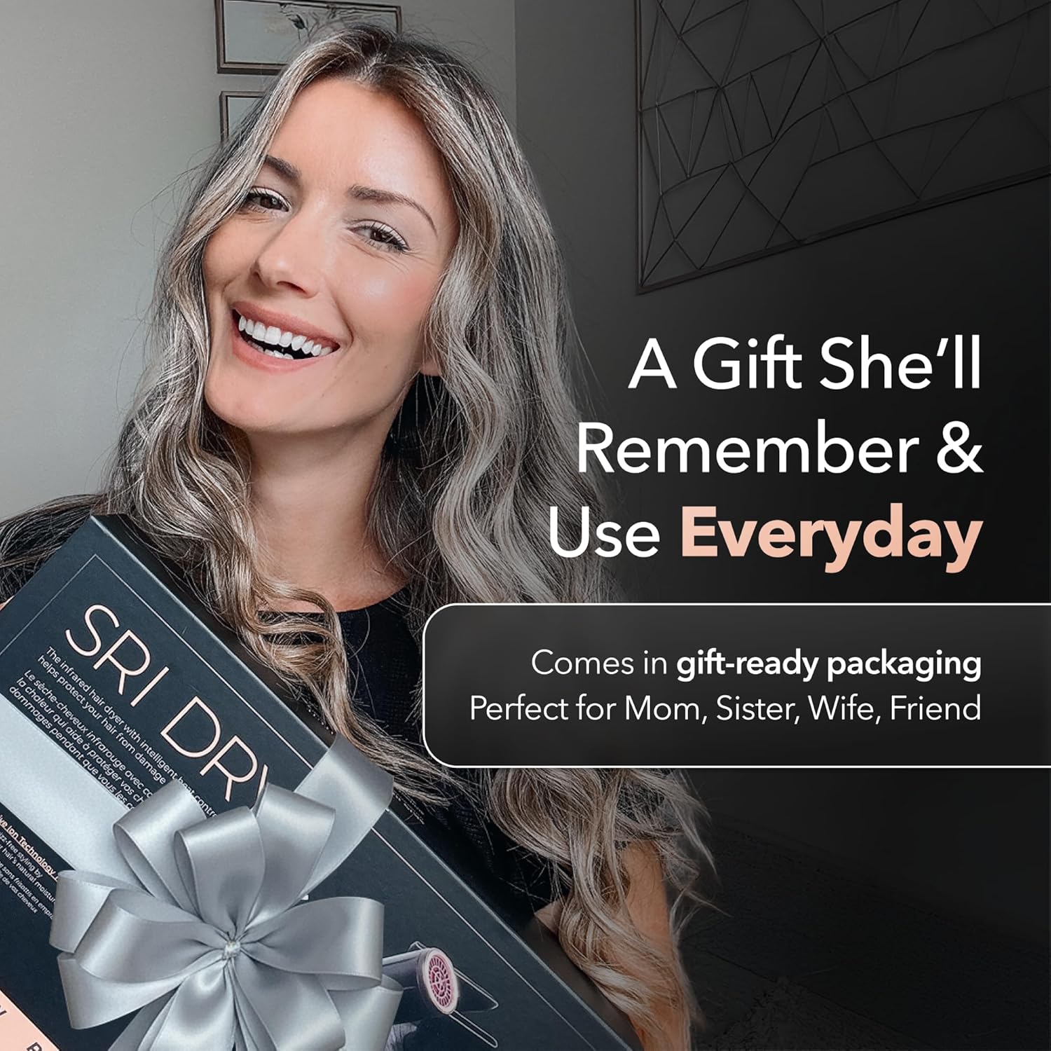 Thumbnail 2 de SRILabs DryQ “Smart” Hair Dryer with Infrared & Ionic Technology (Foldable, Magnetic Attachments)