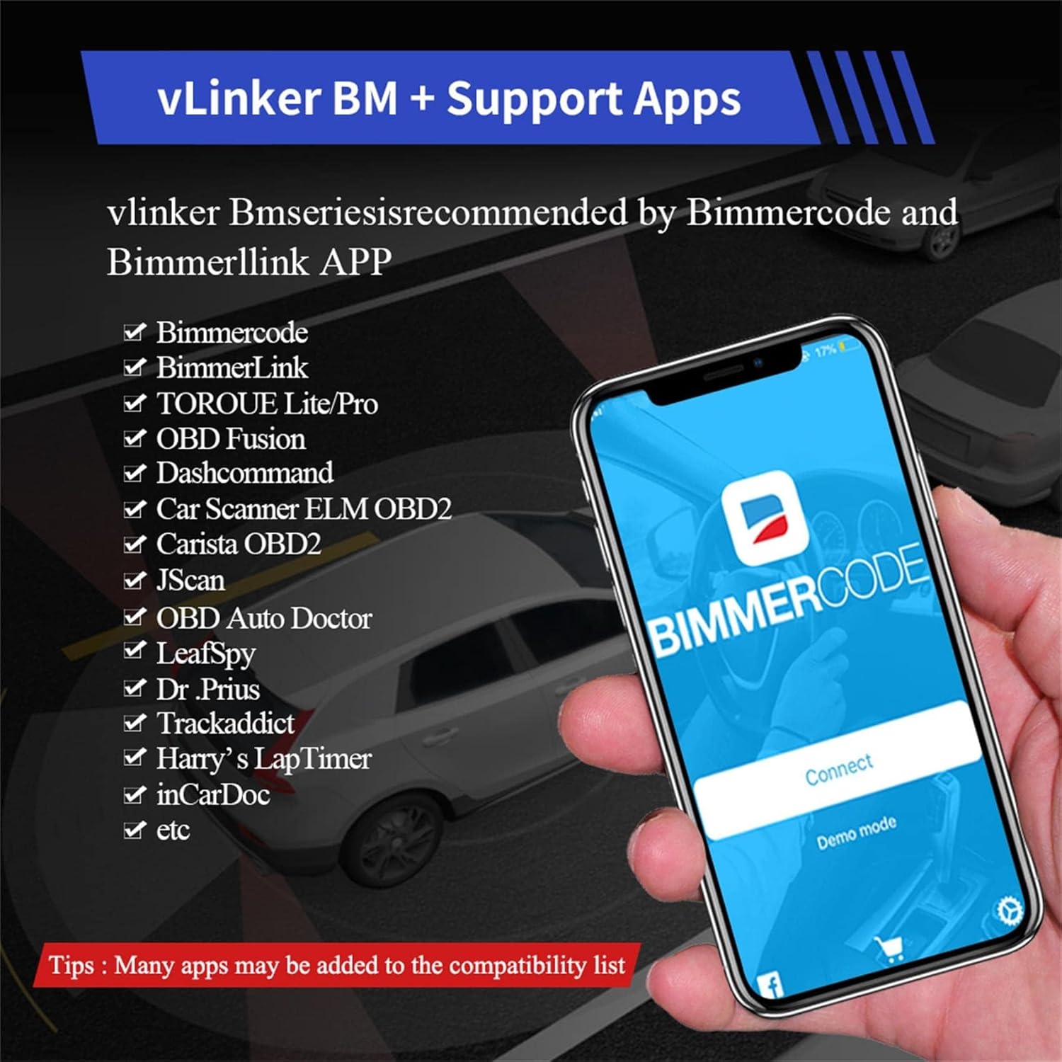 Thumbnail 3 de vLinker BM+ OBD2 Bluetooth Diagnostic Scan Tool for BimmerCode