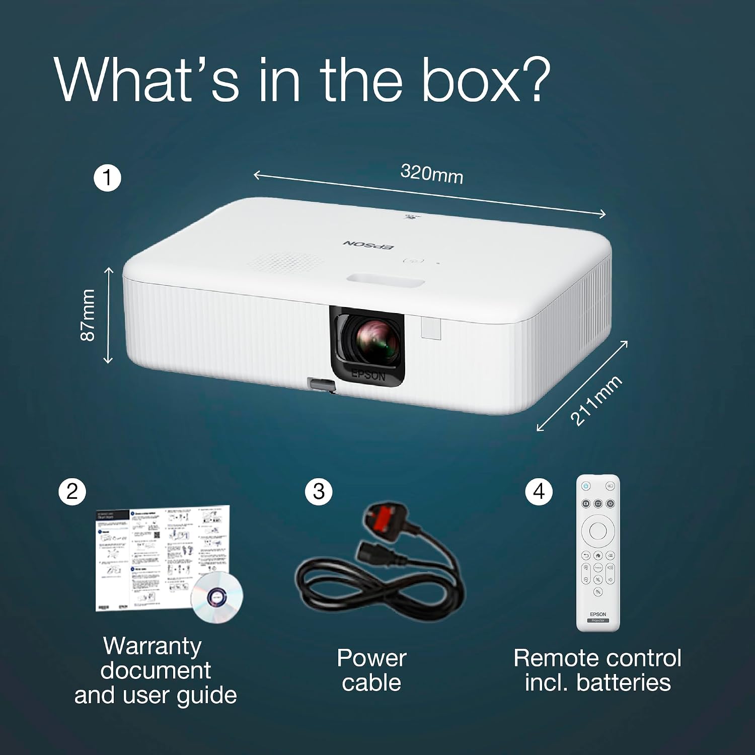 Thumbnail 3 de Epson CO-FH02 Full HD 1080p Projector