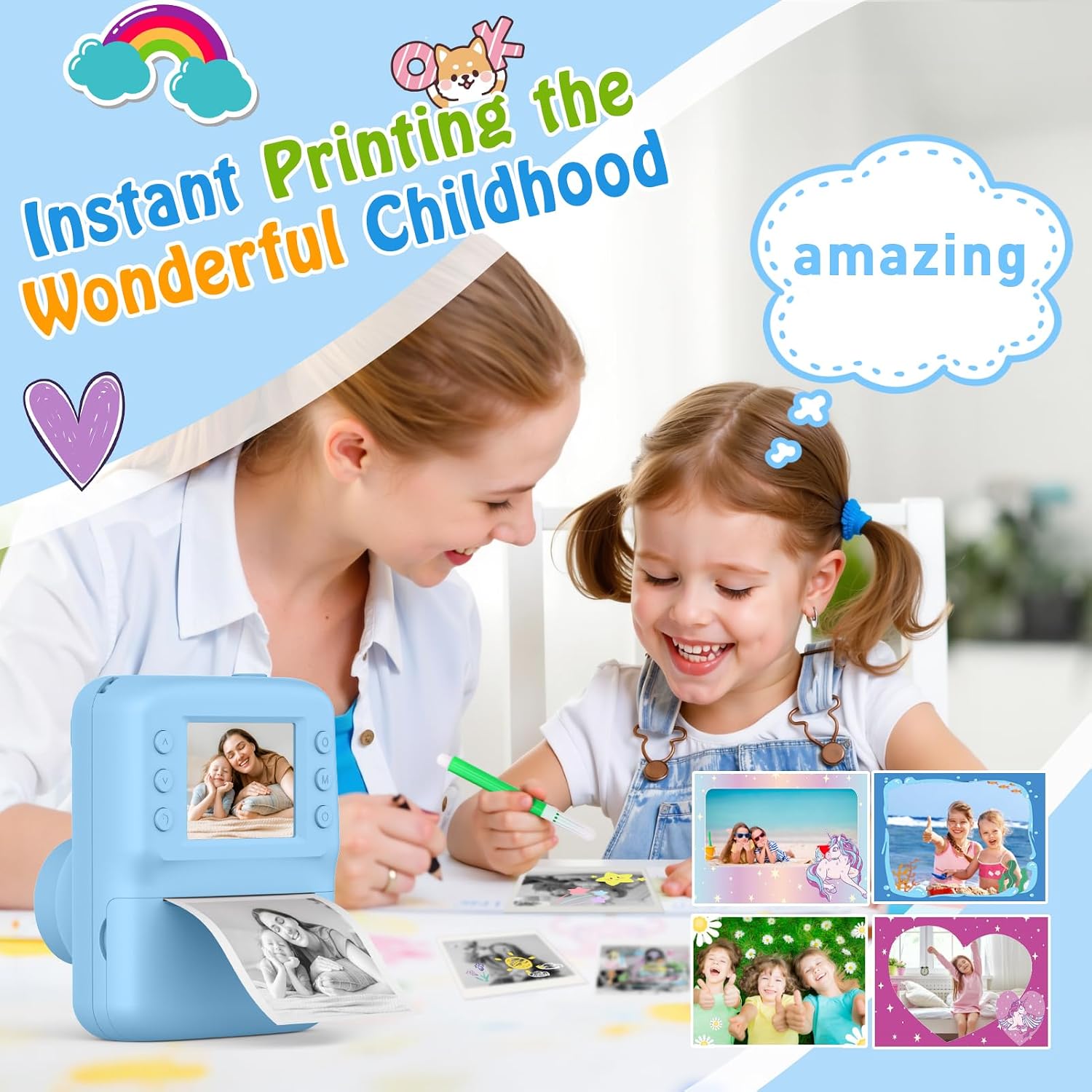 Detalle de Yidoroye Kids Instant Print Camera 32GB