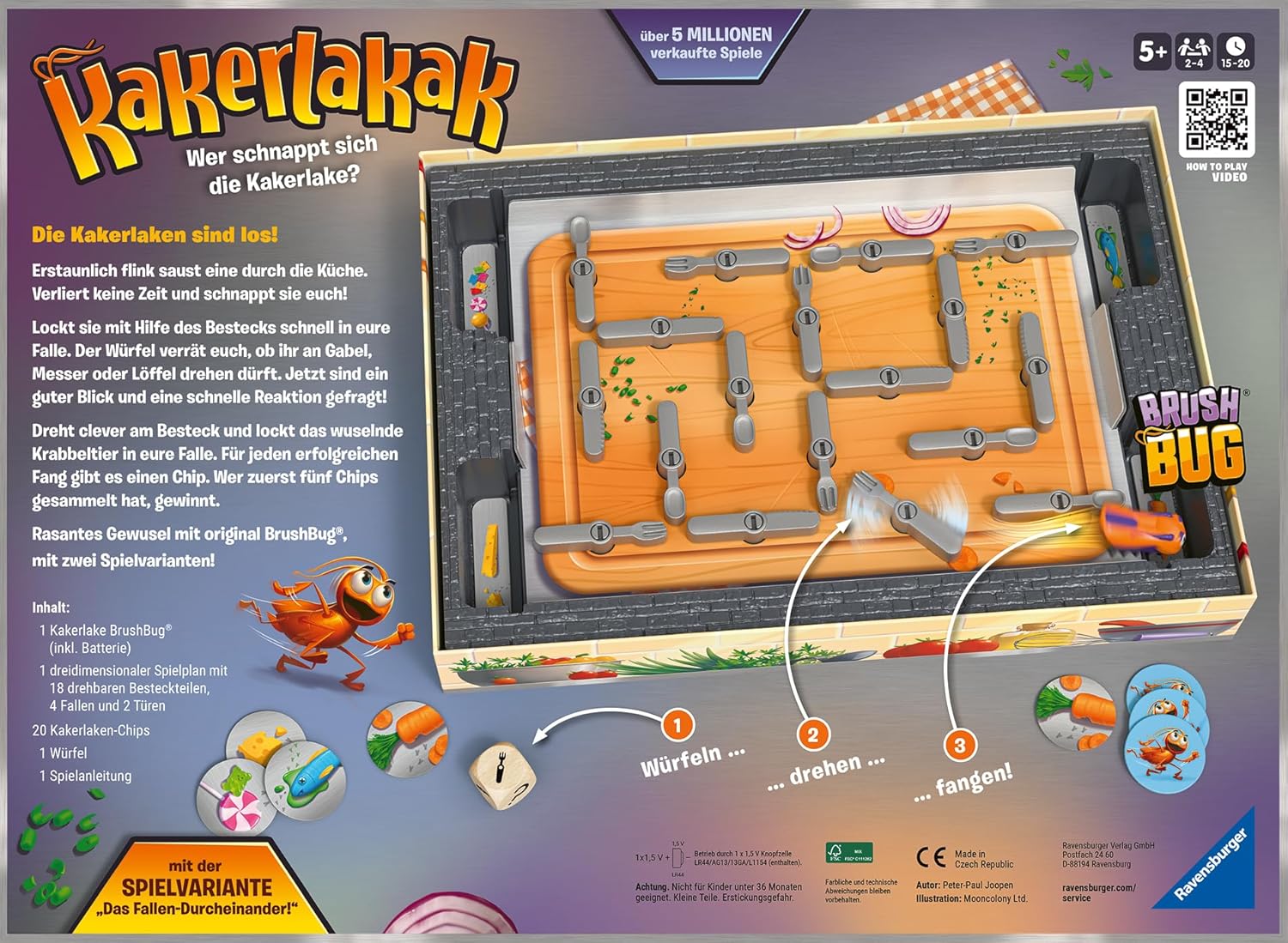 Thumbnail 5 de Ravensburger 20800 Kakerlakak – Aktionsspiel