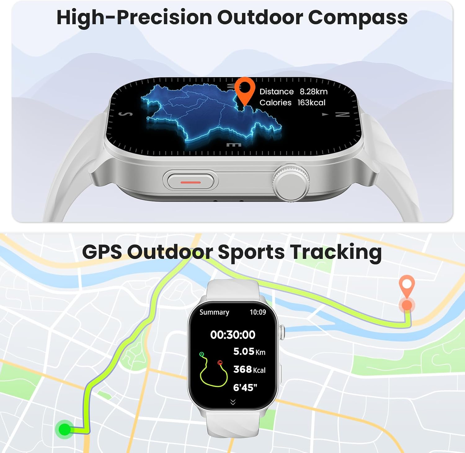 Thumbnail 2 de GPS Smart Watch 2.01" HD for Men Women