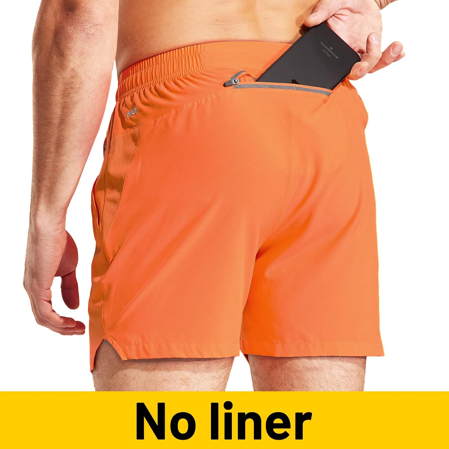 Detalle 1 de MIER Men's Quick Dry Running Shorts 5"