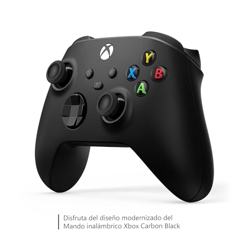 Detalle 2 de Xbox Wireless Controller Carbon Black Series X|S: mando oficial para Xbox, PC y móvil