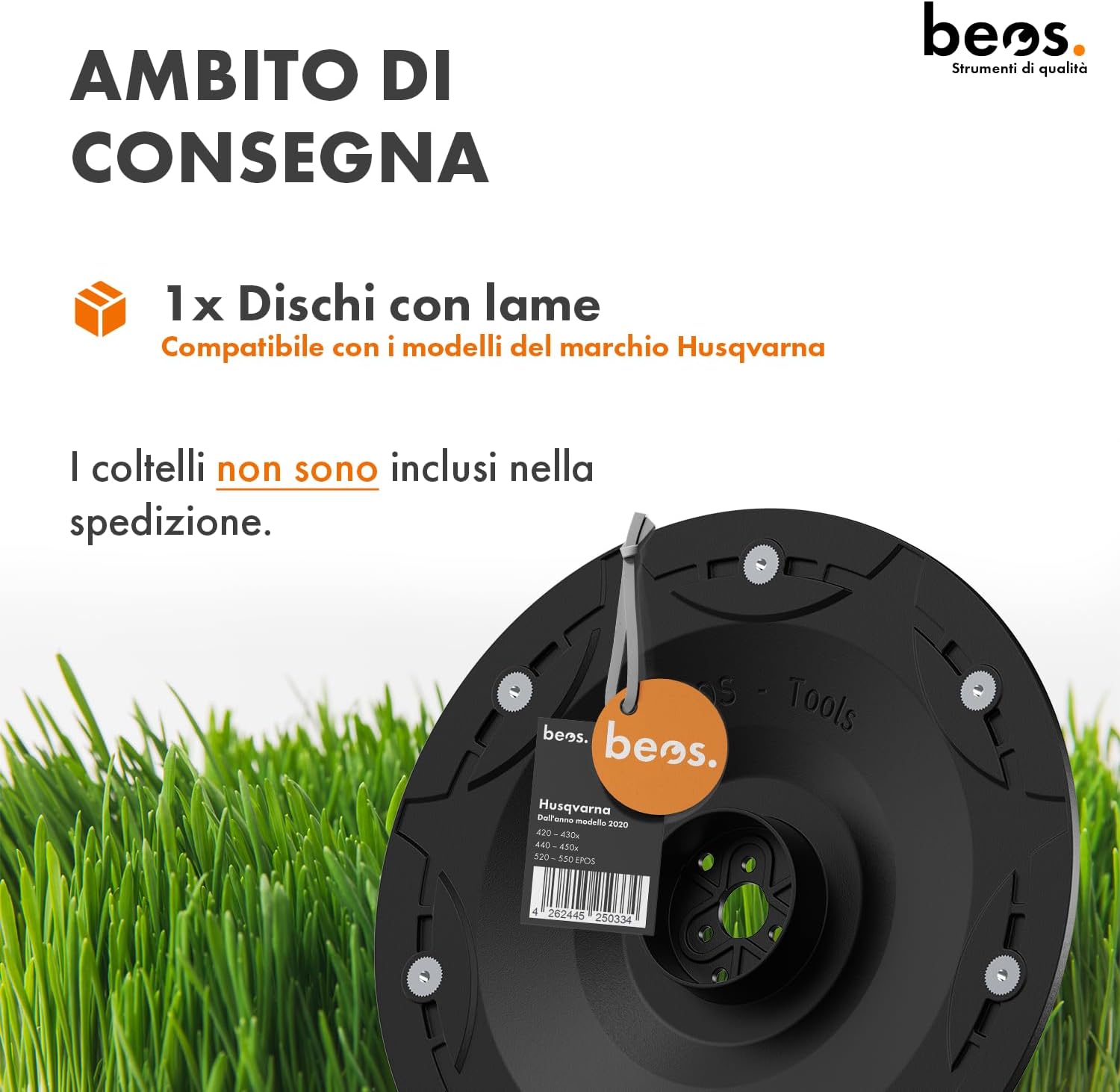Thumbnail 2 de BEOS Disco di regolazione per robot tosaerba Premium a 7 lame per Husqvarna (Ø 222 mm) – per 420/430x/440/450x/520/550 EPOS