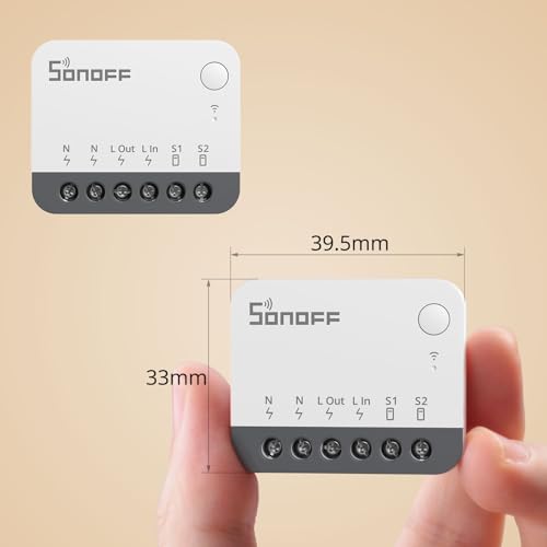 Thumbnail 1 de SONOFF ZBMINIR2 Interruttore Zigbee, 2 Pezzi, Hub Zigbee, Neutro