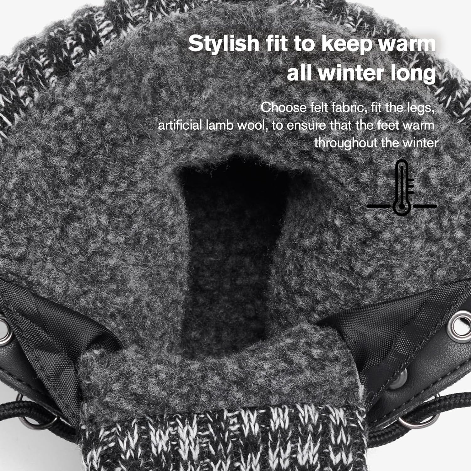 Thumbnail 1 de ALEADER Women's Winter Duck Boots with Waterproof Shell and Microfleece Lining