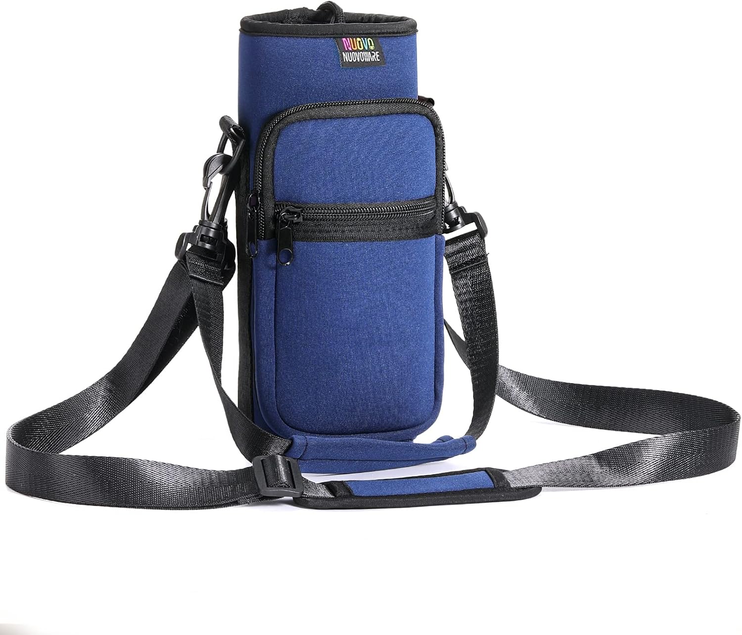 Nuovoware P737879178935 Water Bottle Carrier, 25–32 oz, Navy Neoprene