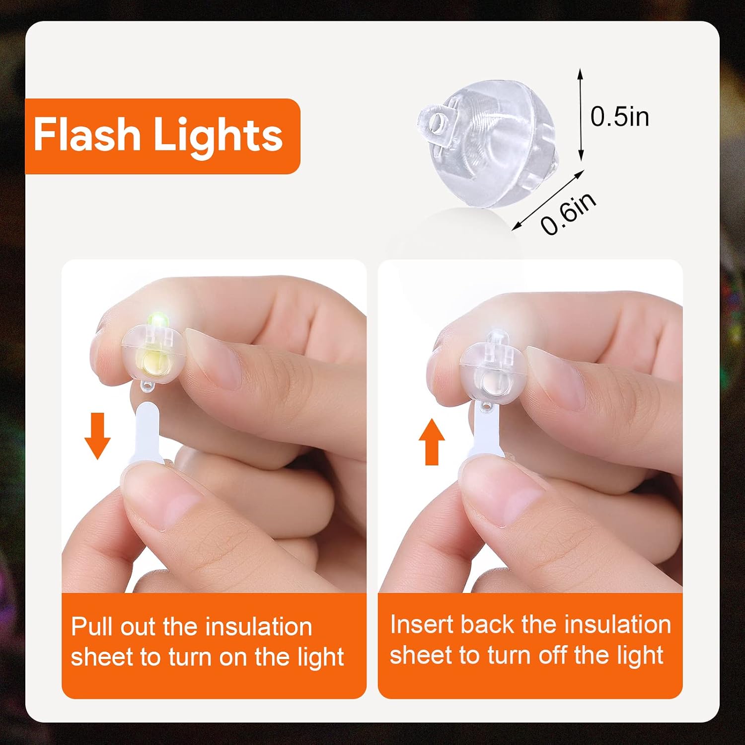Thumbnail 2 de Mini LED Balloon Lights, 100-Piece Set