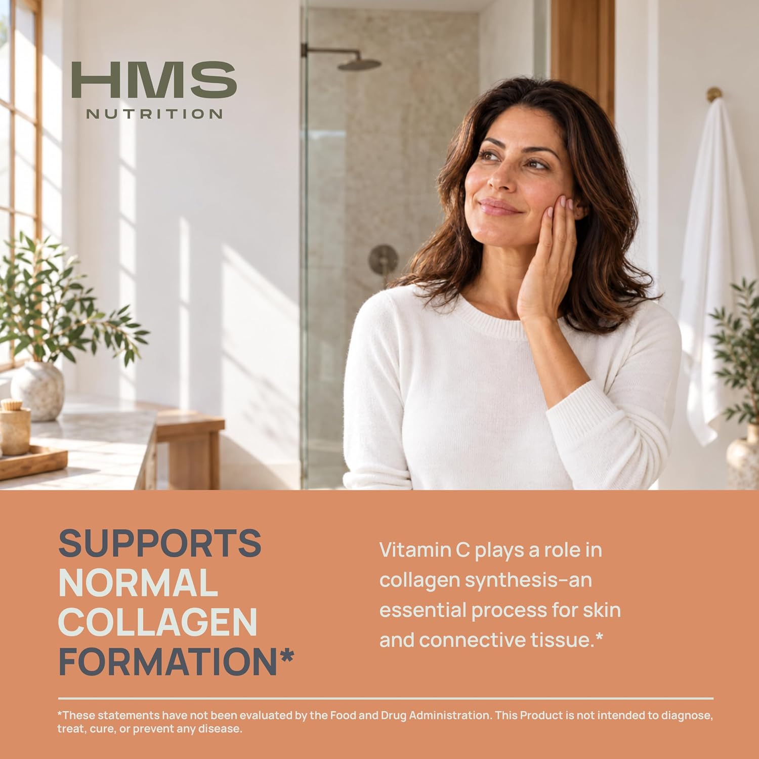 Detalle de HMS Nutrition Vitamin C Capsules 1600 mg
